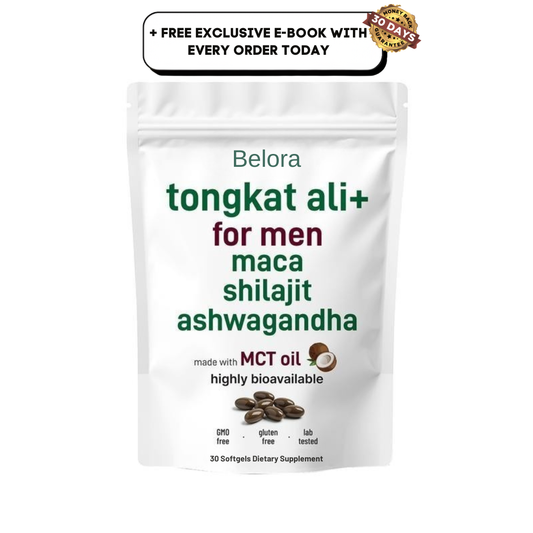 Tongkat Ali+ Maca, Shilajit, & Ashwagandha with MCT Oil